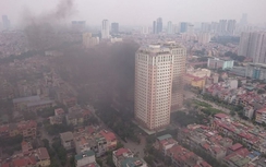 Hà Nội: Cháy tại khu đô thị Xa La Hà Đông