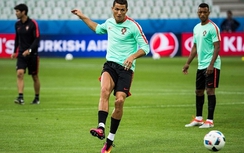 Bồ Đào Nha - Iceland: Ronaldo tập bắn