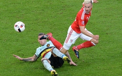 Thắng đậm Bỉ, Xứ Wales vào bán kết EURO 2016