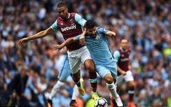 Kết quả trận Man City - West Ham