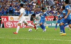 Vòng 25 V-League: Hà Nội T&T thắng trận cầu 6 điểm