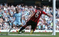 Ngoại hạng Anh: "Bắn tan tành" Bournemouth, Man City "đổ bê tông" ngôi đầu