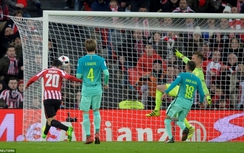 Cúp nhà Vua: Barca thua sốc trước 9 người của Bilbao