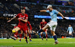 Aguero lập kỷ lục, Man City buộc Liverpool nếm trái đắng đầu tiên