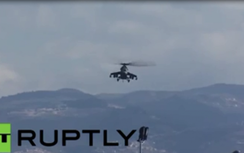 Cảnh máy bay Nga xuất kích tiêu diệt IS tại Syria