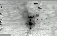 Mỹ không kích "hỏa thiêu" đoàn xe và 255 phiến quân IS