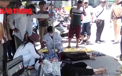Video: Hiện trường vụ xe tải cán 2 phụ nữ tại Hà Nội
