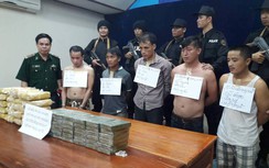 Đánh án trên đất Lào thu giữ 40 bánh Heroin