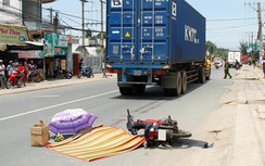 Thái Bình: Va chạm với xe container, một phụ nữ tử vong