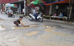 Hải Phòng: Đường chưa nghiệm thu đã xuống cấp nghiêm trọng