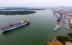 Cận cảnh tàu container "khủng" cập cảng Cái Mép
