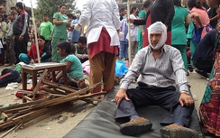 Động đất Nepal: Kêu gọi hiến máu, mở kho lương thực