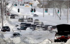 Mỹ: Giao thông tê liệt, 14 người thiệt mạng vì bão tuyết