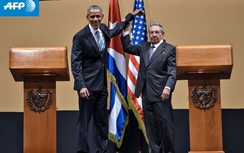 Họp báo căng thẳng sau hội đàm lịch sử Mỹ - Cuba