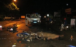 Hai xe máy tông nhau trên QL27, 2 thanh niên tử vong