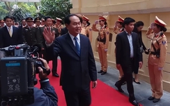 Chủ tịch nước Trần Đại Quang: CSGT là “mặt tiền” của Thủ đô