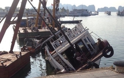 Tàu tự đắm ở Tuần Châu đã bị dừng cấp phép hoạt động