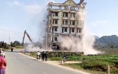 Video: Cận cảnh phá dỡ "dinh thự" 7 tầng của Tàng Keangnam