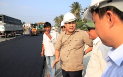 Mở rộng QL1 qua Khánh Hòa: Tăng tốc thảm bê tông nhựa