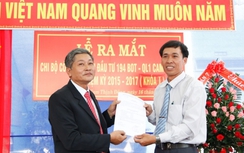 Ra mắt chi bộ Đảng tại Trạm thu phí BOT Cam Thịnh