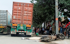 Bình Dương: Một người đàn ông bị xe container cán tử vong