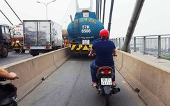 "Giam" bằng 2 tháng tài xế xe bồn đi sai trên cầu Phú Mỹ