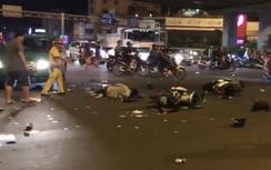 Nữ tài xế BMW tông nhiều xe dừng đèn đỏ, một người chết