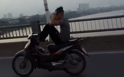 Video: Nam thanh niên làm xiếc khi tham gia giao thông