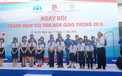 Hàng nghìn thanh thiếu niên TP.HCM tham gia ngày hội văn hóa giao thông