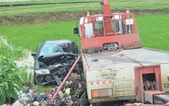 Xe cứu hộ gây tai nạn tại Nghệ An chuyển đổi từ xe xi-téc