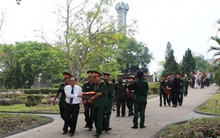 Truy điệu và an táng 52 hài cốt liệt sĩ hy sinh ở Lào