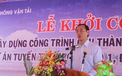 Thứ trưởng Lê Đình Thọ phát lệnh khởi công công trình cầu Thành Cổ