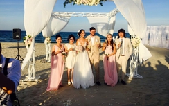 Đám cưới lãng mạn của Hà Anh bên bờ biển đẹp nhất hành tinh