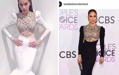 Hồ Ngọc Hà lên tiếng việc đạo nhái váy Jennifer Lopez