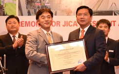 Bộ GTVT nhận giải thưởng Cống hiến của JICA