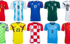 Muôn màu áo đấu của 32 đội bóng tại World Cup 2018