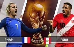 Dự đoán kết quả trận Pháp vs Peru, World Cup 2018
