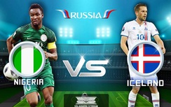 Dự đoán kết quả trận Nigeria vs Iceland, World Cup 2018