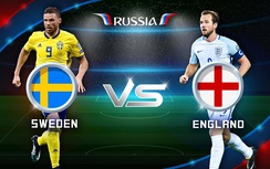 Dự đoán kết quả trận Anh vs Thụy Điển, World Cup 2018