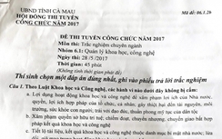 Công an vào cuộc điều tra vụ “lộ” đề thi công chức Cà Mau