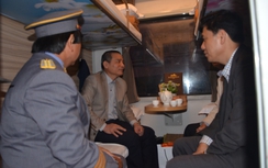 Bộ trưởng GTVT thị sát đường sắt Hà Nội - Vinh
