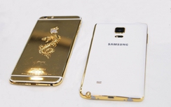 Chiêm ngưỡng bộ đôi iPhone 6 Plus và Galaxy Note Edge mạ vàng