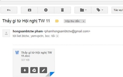 E-mail mạo danh Thủ tướng phát tán mã độc