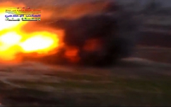 Chiến binh IS tuyệt vọng kêu cứu vì bị Nga dội bom (video)