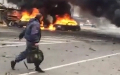 IS đánh bom xe kinh hoàng ở Nga khiến hơn 10 người thương vong