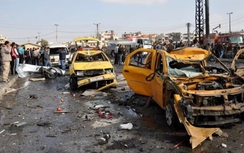 Cận cảnh hiện trường đẫm máu vụ IS đánh bom kép ở Syria