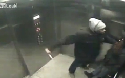 Cô gái bị đâm, cướp tiền ngay trong thang máy