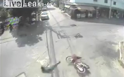 Video: Xe máy đâm nhau với tốc độ kinh hoàng khiến một người chết