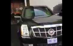 Video: Ngắm siêu xe chở Tổng thống Obama