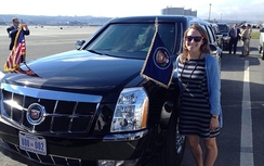 Video: Tài xế lái Cadillac One hộ tống ông Obama là một cô gái